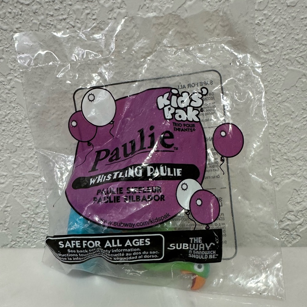 🐦‍⬛Whistling Paulie Toy - Sonic Kids’ Pack🐦‍⬛